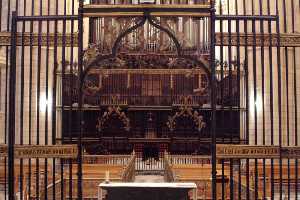 Interior de la Capilla Mayor de la Catedral de Murcia