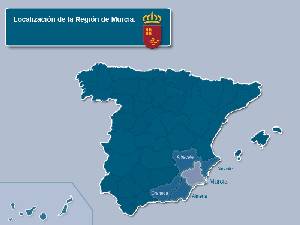 Ubicacin de la Regin de Murcia 
