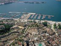 Emplazamiento del Teatro Romano en la actual ciudad de Cartagena