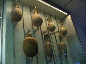 Museo ARQUA. Anforas vino y aceite epoca romana