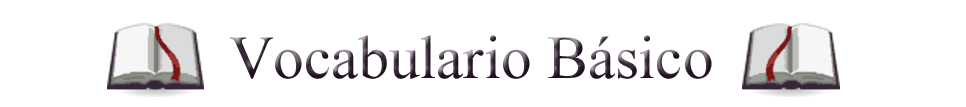 Vocabulario Bsico