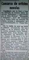 Artculo sobre Juan Lpez lvarez aparecido en Diario Hoja del Lunes del 19-12-1949