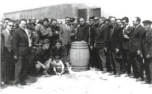 Inauguraci�n de la Cooperativa Obrera de la madera, a�o 1964