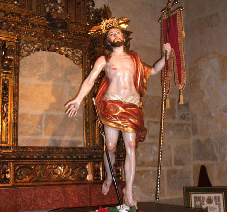 Cristo Resucitado del escultor Roque Lpez