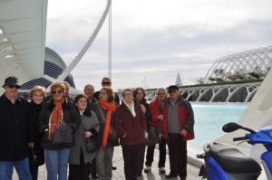 El grupo en la ciudad de las ciencias 
