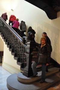 Palacio del Marqu�s de Dos Aguas-parte del grupo subiendo 