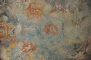 Palacio del Marqu�s de Dos Aguas-fresco en el techo 
