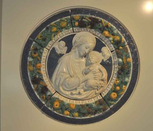 Palacio del Marqu�s de Dos Aguas-Virgen con el Ni�o y naranjitas 