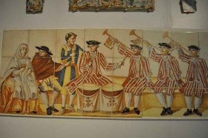 Palacio del Marqu�s de Dos Aguas-cuadro de mosaicos 