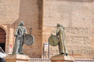  Mula-Los tamboristas en bronce 