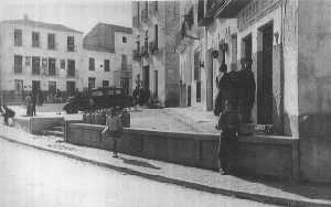 Placeta del convento en el a�o 1955.
