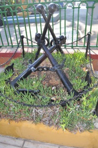 anclas en el jard�n 