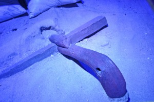 Ancla de madera rellena de plomo 