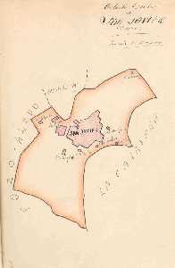 Plano de San Javier y sus agrupaciones de poblaci�n en 1927.