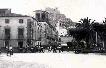 Imagen del Paseo y la Calle del Cao en los aos 50.