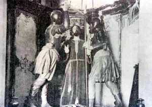 Prendimiento de Salzillo en la ermita del Carmen. Fue destru�do en 1936.