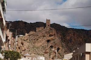 Vista del Castillo de Alhama