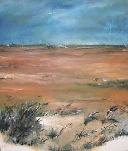 Campo de Cartagena (Oleo s/Tablilla) Alvaro Pea