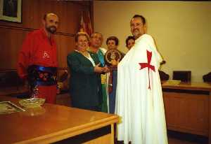  Acto con la Sra Alcaldesa de Villajoiosa 