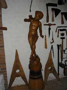 Talla del dios romano Baco [Jumilla-Museo Vino] 