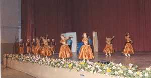  Representacin teatral durante las fiestas patronales 