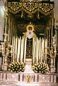 Trono Imagen de Ntra. Sra. de Gracia y Esperanza [Cieza_Semana Santa]