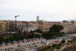 Panormica del Puerto de Mazarrn desde la Torre de La Cumbre 