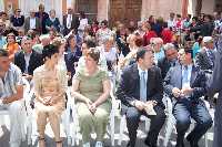 Grupo de autoridades en la Solemne Misa 