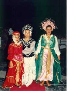 Templarios 1983. 1� Cena Medieval. Desfile de trajes de Fiesta