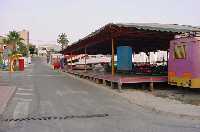 Atracciones de feria en las fiestas 