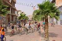 Carrera a su paso por el pueblo 