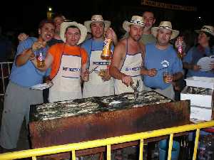 Sardinada nocturna de las fiestas 