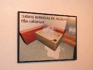 Recreacin de las pilas de las Termas Romanas 