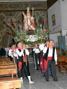  Ribereos portando a San Blas 