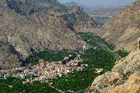 Vista aerea del Ojs y Valle de Ricote (Enclave)