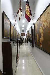 Pasillo con cartografa [Cartagena_Museo Naval] 