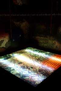 Plano de Lorca en el Centro de Visitantes 