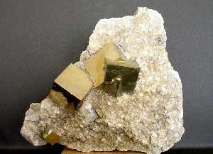 Cubos de pirita [Minerales]