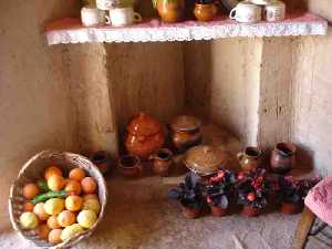  Interior de una casa huertana [Folclore_Vida Huertana]