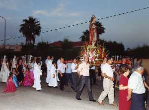 San Juan en las calles de El Albujn 