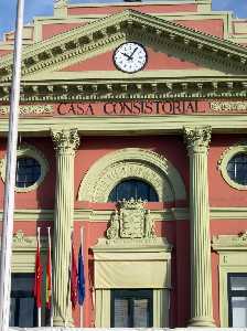 Detalles Fachada [Ayuntamiento o Casa Consistorial de Murcia]