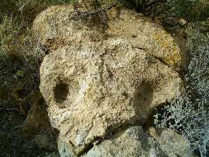 Detalle de uno de los Muros del Poblado