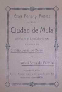 El programa de fiestas ms antiguo 