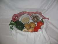 Ingredientetes Gurullos con conejo y caracoles