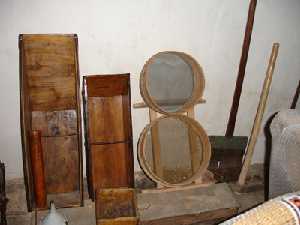 Utensilios antiguos para medir grano 