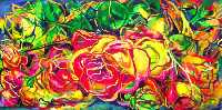 Cesta de rosas