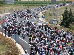Caravana de motos de 10km