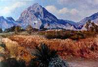 Paisaje desde Archena. Oleo. Autor: Falgas