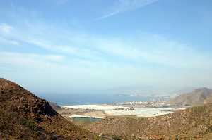 Vista de La Azoha e Isla Plana 