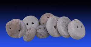 Pesas de telar del Museo Arqueolgico de Lorca 